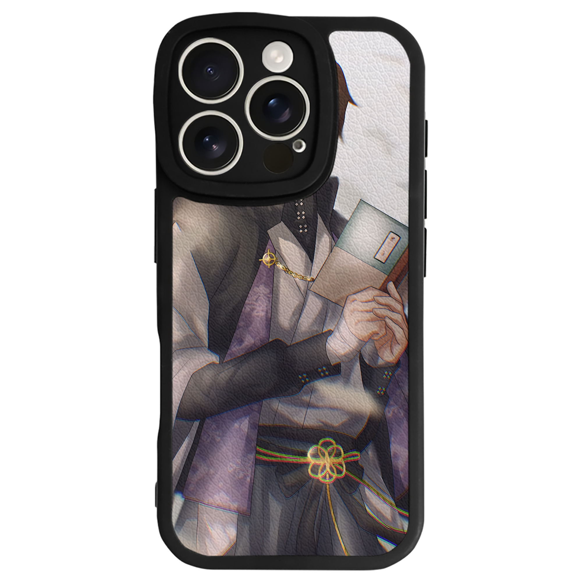 （画像用） 文豪ストレイドッグス Bungo Stray Dogs 【iPhone 16シリーズ対応】シリコンスマホケース（レザー調） 材質：シリコン